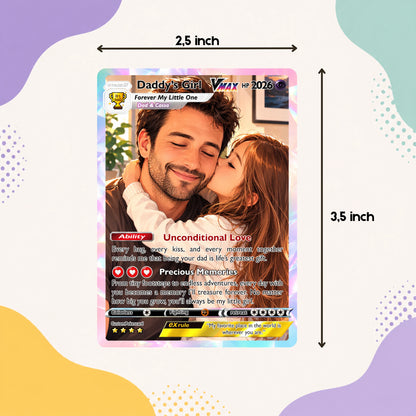 Best Dad Ever Custom Anime Card - Personalized Father's Day Gift from Kids- CPC 3.1